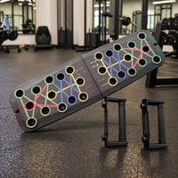 Compact Folding Push-up Board Non-Slip Push-up Board with Detachable Handles Stable Home Gym Equipment Secure for Fitness Enthusiasts