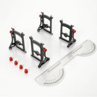 RC Car Alignment Gauge Adjustable RC Chassis Tuning Setup Gauge Multi-Functional for Workbench