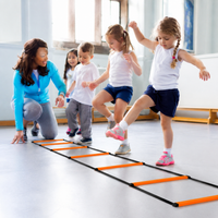 Agility Ladder, Speed Training Ladder for Football Training, Collapsible Indoor Agility with Storage Bag