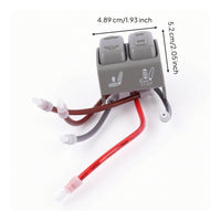 Seat Control Switch with Harness Easy Installation Seat Adjustment Switch Reliable Vehicle Part for Hobbyists