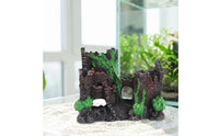 Hollow Castle Ruins Decoration Textured Aquarium Decor with Cave Realistic Castle Ruins Antique for Aquariums