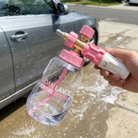Car Cleaning Pump Sprayer for Pre Wash, Professional Detailing Foam Lance with 10m Spray Distance, Compact 250ml Bottle, 150bar Water Pressure