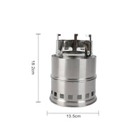 Foldable and Lightweight Portable Wood Combustion Cooker Easy to Assemble Wood Combustion Camp Cooker Stable Cooking Platform for Barbecue