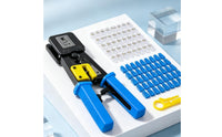 Network Cable Crimping Tool Reliable Modular Kit for Amateur Technicians