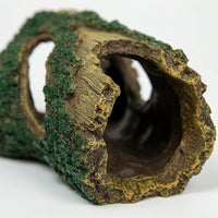 Naturalistic Aquarium Decorations, Brown Resin Stump Fish Aquarium Accessories, Freestanding Reptile Accessories