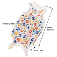 Cat Recovery Suit with Tie Straps, Breathable Cat Surgery Suit for Anti Licking, Post Surgery Suit Cat and Kitten, Short Leg Cat Spay Suit