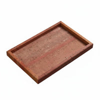 Marble Tray Versatile Rectangular Marble Tray Easy to Clean Jewelry Display Plate for Dresser, Restaurant
