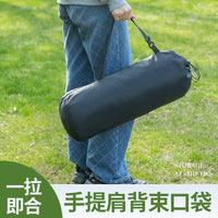 Outdoor Portable Waterproof Nylon Drawstring Bag for Fishing and Camping