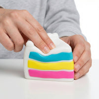 Cake Toy Colorful Design Rainbow Cake Sensory Toy Slow Rising for Adults