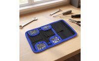 Tool Storage Pouch Woven Zippered Tool Pouch Small Transparent for DIYers, Home Repairs, Workshop