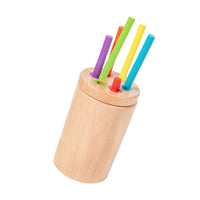 Sensory Wooden Sorting Toy with Storage Box Educational Wooden Sorting Toy Fine Motor Shape Sorter Developmental for Preschoolers
