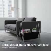 X-shaped frame Literature holder Minimalist design Periodical Rack Floor-Standing