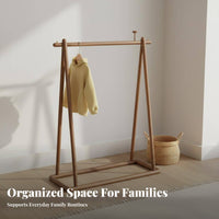 Japanese design children's Clothes Tree Space-Saving Freestanding child's Coat Rack Kid-Safe Design Room Organizer Easy Assembly for children, Toddlers, Parents, Bedroom, Nursery, Playroom, Entrypath