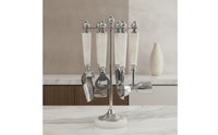 Bar Tool Organizer Sleek Cocktail Shaker Stand Organized Holder for Bartenders, Kitchen Counter