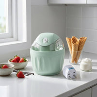 Compact Automatic Ice Cream Machine Space-Saving Sorbet Maker Versatile Appliance Quick Freeze for Children
