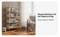 Floor-Standing 5-Tier Etagere bookshelf Space-Saving 5-Tier accessible-shelving Shelving unit multifunctional bookshelf Sturdy Construction for Book Lovers, Collectors, Office Workers, Bedroom, Entryway