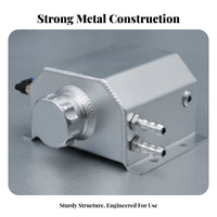 Sight Tube Oil Catch Can Mounting Tabs Aluminum Catch Can Welded Seams Crankcase Vapor Tank Baffled Design