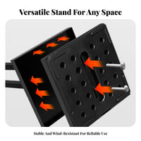Upright Display Effortless Assembly Floor Standing Sign Holder Non-Slip Base Freestanding Advertising Board Stand for Store Entrance
