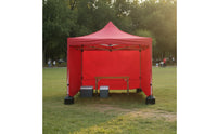 Transparent Quick-Setup Tent Sidewall Foldable Portable Canopy Sidewall Custom Print Canopy Privacy Screen Sunshade for Market Stall, Disaster Relief, Advertising Booth