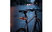Bright Bike Tail Light with Wireless Control Led Rear Light with Turn Signals Smart Bike Turn Indicator Compact for Night Riding, Road Cycling