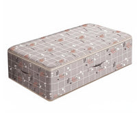 Foldable Fabric Storage Drawer Reinforced Handles Underbed Storage Bag for Attic