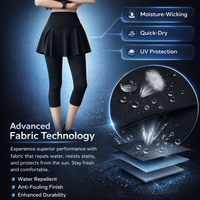 Leggings for Women UK High Waist with Pockets for Gym and Running, Nylon Pants with UPF Sun Protection, No Front Seam