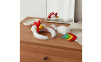 Fun Party Prop Chicken Costume Set Soft Textile Rooster-Like Headband and Tail Adjustable Strap Creature Dress-up Kit for Halloween
