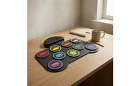 Children's Drum Pad Colorful Music Toy Built-in Speaker