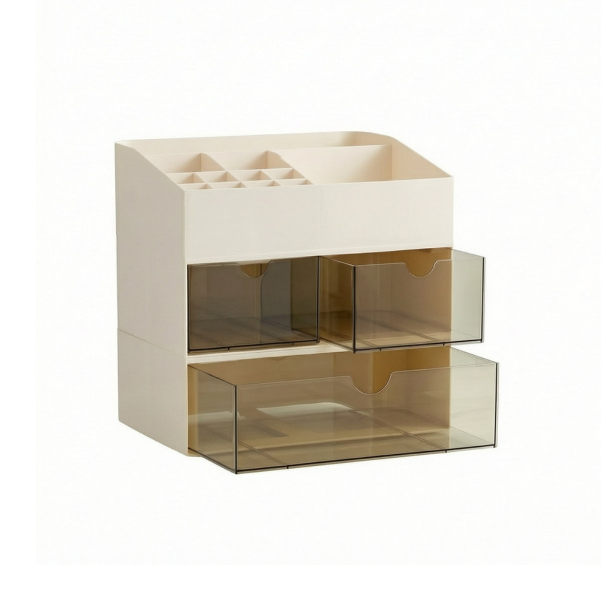Space-Saving Cosmetic Organizer Minimalist Makeup Organizer Versatile Storage Box Practical for Dresser