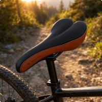 Ergonomic Sport Cycle Saddle Padded Cycle Saddle with Metal Slim Waterproof Bike Seat Lightweight for Commuters, Road Cycling, Daily Commuting