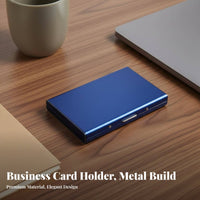 Stainless Steel Card Holder Anti-Degaussing Stainless Steel Credit Card Wallet