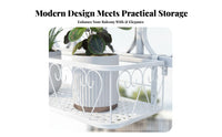 Hanging Design over-the Planter Holder Space-Saving ing Shelf Single Tier Garden Accessory Rust-Resistant for Gardeners, Apartment Dwellers, Homeowners, Balcony, Patio, Porch, window sill ledge