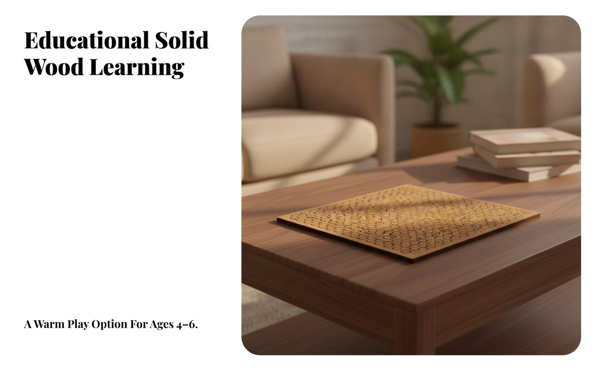 Screen Wooden Maze Maze Puzzle | Compact Travel-Friendly Size, Wooden Maze Puzzle