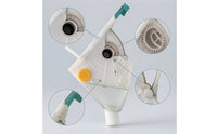 Single-Chamber Seeder Hopper with Drive Interface Transparent Sowing Box Mechanical Metering Box Compact for Agriculture