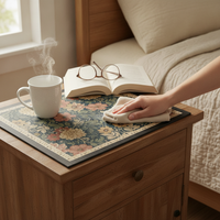 Waterproof Leather Appliance Top Cover Mat for Washing Machine, Nightstand, Refrigerator