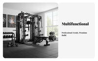 Complete Guided Machine Full Body Workout Complete Guided Machine Heavy-Duty Construction Multi-Functional for Bodybuilders
