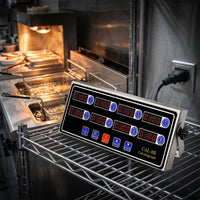 Digital 8-Channel Timer Compact Multi-Channel Timer for Chefs, Bakeries