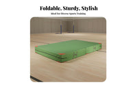 High Jump Landing Mat Thickened Cushion Folding Gymnastics Mat Versatile Folding Crash Pad for Students, Gymnasts, School, Parkour Training, Home