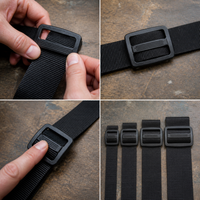 Plastic POM Tri-Glide Adjuster Buckles for Backpack Straps