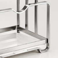 Lid Stand, Frying Pan Rack, Lid Storage Rack, Cabinet Storage, Stove Side Rack, Organization, Space-saving