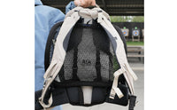 Breathable Backpack Back Panel with Mesh Supportive Backpack Back Pad Comfortable Lightweight for Commuters