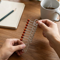 Nine-Link Puzzle Brain Teaser Toy for Kids and Adults, Logic Training Game