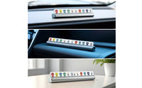 Parking Number Card with Aluminum Base Sporty for Drivers