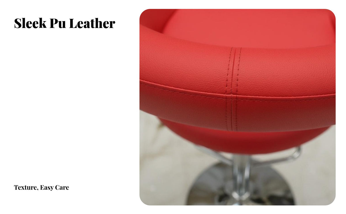 With Backrest Adjustable Swivel Stool Padded Seat Adjustable loopBack Stool Integrated Footrest Counter Chair Modern Design for Homeowners, Business Owners, Interior Designers, Reception Area, Home, Kitchen, Dining Room