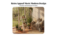 Floor-Standing Multi-Tier Plant Stand Step Design Tiered Pot Rack Space-Saving Flower Shelf Sturdy and long-lasting for Apartment Dwellers, Home Decorators, Homeowners, Balcony, Living Room, Indoor, Bedroom
