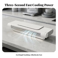 Office Cooling Noiseless   Screen Fan Rounded Ends