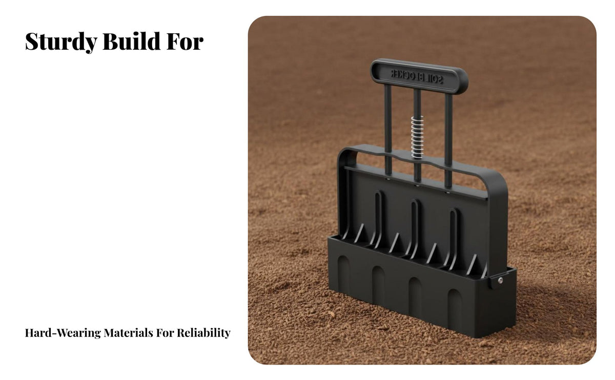 Garden Manual Soil Block Maker, Seeding Tool, Non-slip, Sturdy, Home & Nursery