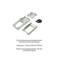Aluminum High Performance Parts Kit with Screws Compatible Motor Mount Kit for Hobbyists