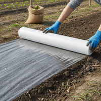 Agricultural White Mulch Film for Vegetable Planting - Durable, Thick, Insulating, and Moisturizing