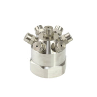7-Hole Aerosolizing Nozzle Metal Nozzle with Seven Orifices High-Pressure for Dust Suppression